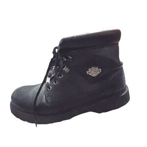 Harley-Davidson Men Black Leather Badlands Motorcycle Boots